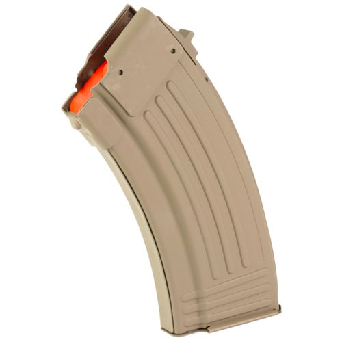 GLOBAL ORDNANCE AK47 7.62x39 10rd 10/20 Steel FDE Magazine for sale at KYGUNCO.