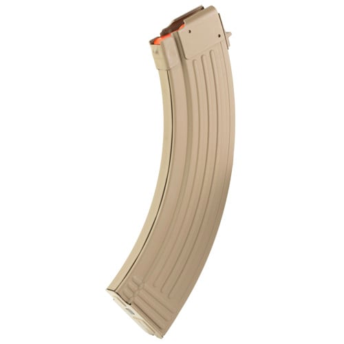 GLOBAL ORDNANCE AK47 7.62x39 40rd Steel FDE Magazine for sale at KYGUNCO.