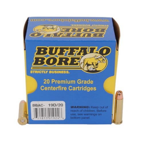 BUFFALO BORE 357 Mag 125Gr JHP (1700FPS/ME 802 ft lbs) 20rd for sale at KYGUNCO.