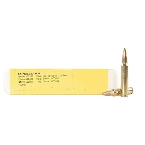 BUFFALO BORE 223 Rem 77Gr Sierra BTHP 20rd for sale at KYGUNCO.