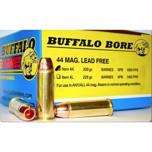 BUFFALO BORE 44 Rem Mag 200Gr Barnes XPB 1500FPS 20rd for sale at KYGUNCO.
