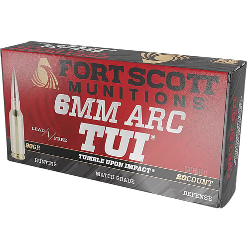 FORT SCOTT MUNITIONS 6mm ARC 90gr Rifle Ammo 20rd for sale at KYGUNCO.