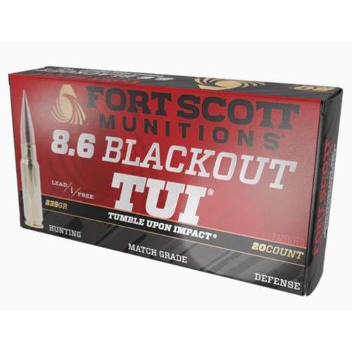FORT SCOTT MUNITIONS 8.6 Blackout Rifle Ammo 20rd for sale at KYGUNCO.