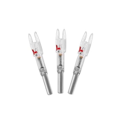 HALO NOCKS MICRO LIGHTED NOCKED RED 3PK for sale at KYGUNCO.