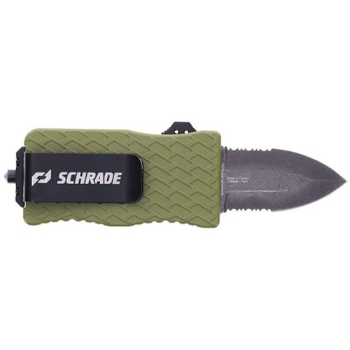 SCHRADE Uproar Tactical Mini D/A OTF - OD Green for sale at KYGUNCO.