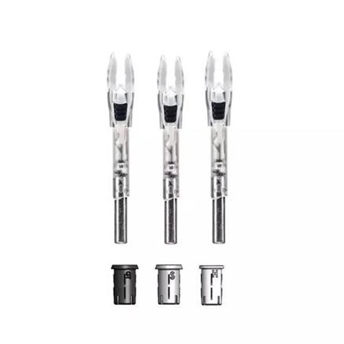NOCKTURNAL Shift Universal Strobing Red/Grn Lighted Nock 3/pk for sale at KYGUNCO.