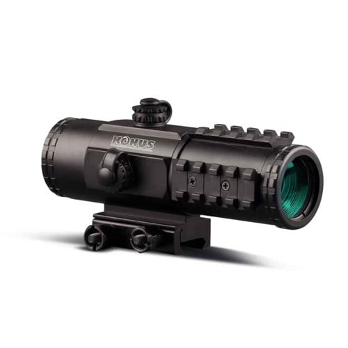 KONUS Sight Pro PTS2 Matte Black 3x30mm 2.8 MOA Red/Blue for sale at KYGUNCO.