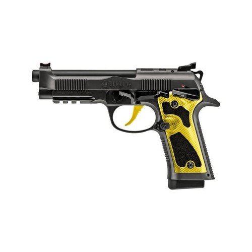 BERETTA 92X Performance 9mm 4.9" 18rd - Black & Yellow for sale at KYGUNCO.
