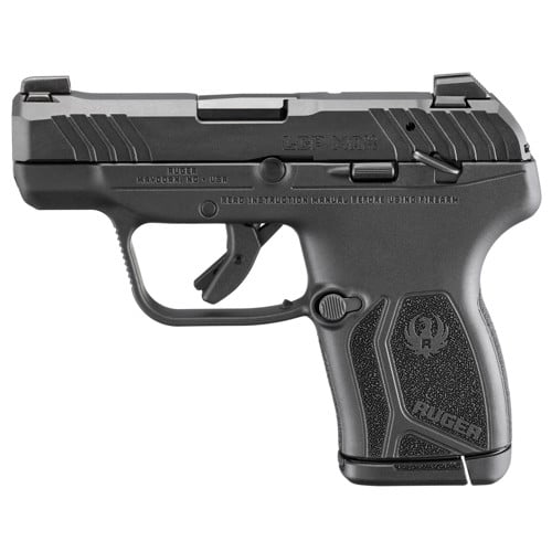 RUGER LCP Max 380 ACP 2.8" 10rd w/Manual Safety - Black