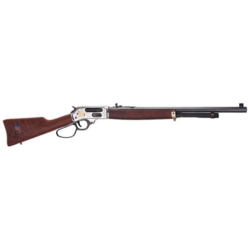 HENRY Spirit of the Corps 45-70 Govt 22" 4rd - Walnut w/ 24K Gold Inlay for sale at KYGUNCO.