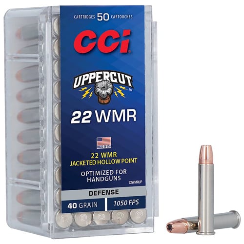 CCI 22 WMR 40Gr Uppercut JHP 50rd 50rd for sale at KYGUNCO.