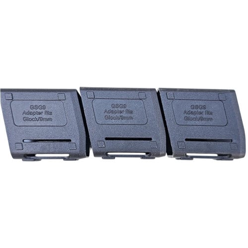 AMERICAN TACTICAL IMPORTS Glock 9mm Magazine Adapter Black 3 Pack for sale at KYGUNCO.