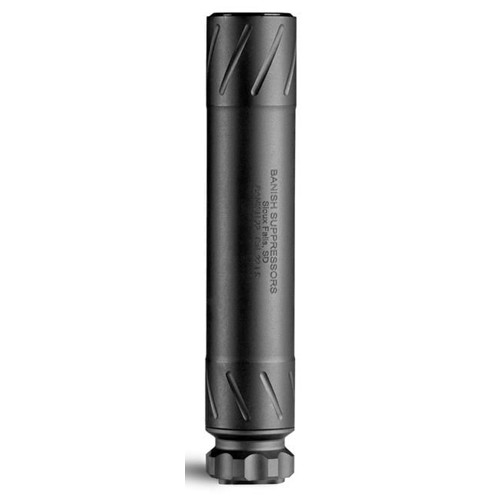BANISH SUPPRESSORS Banish 22 22 LR Black Gun Kote 1/2x28 for sale at KYGUNCO.