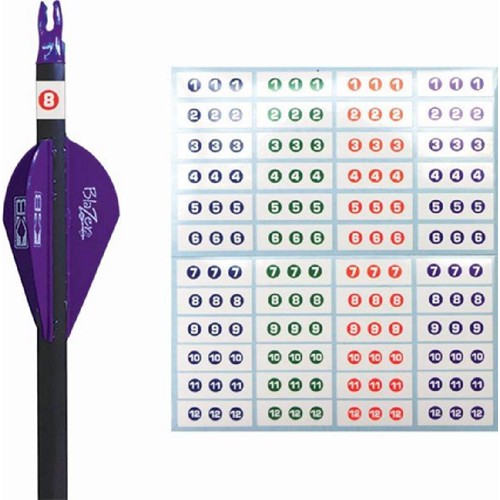 BOHNING WRAP AROUND ARROW NUMBER DECALS for sale at KYGUNCO.