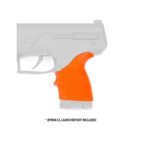 BYRNA TECHNOLOGIES Hogue Grip Sleeve Rubber Orange for sale at KYGUNCO.
