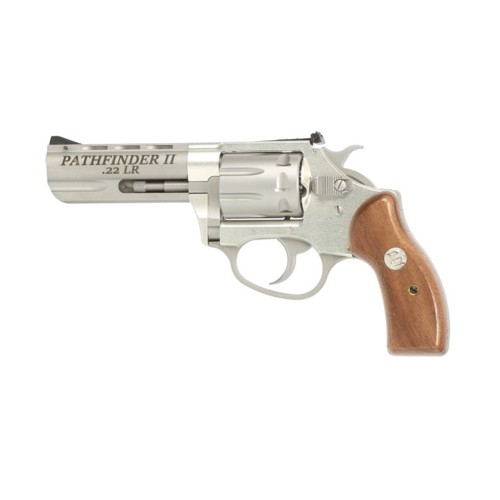 CHARTER ARMS Pathfinder II 22 LR 3.5" 8rd - Stainless w/ Walnut for sale at KYGUNCO.