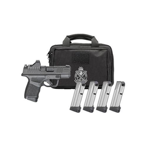 SPRINGFIELD ARMORY Hellcat OSP 9mm 3" 13rd - Black w/ RFX11 Green Dot & 4 Mags
