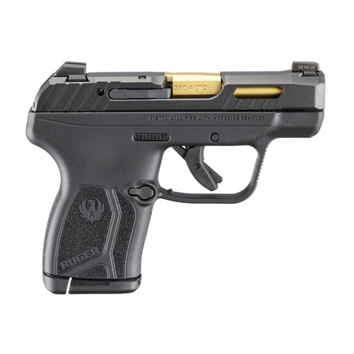 RUGER LCP Max 380 ACP 2.8" 10rd w/ Manual Safety - Black & Gold