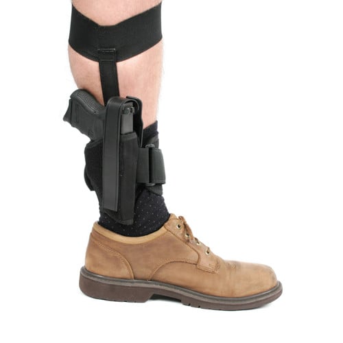 BLACKHAWK Ankle Holster Sz 10 BK RH Sm Auto .22/.25/.32/.380 for sale at KYGUNCO.
