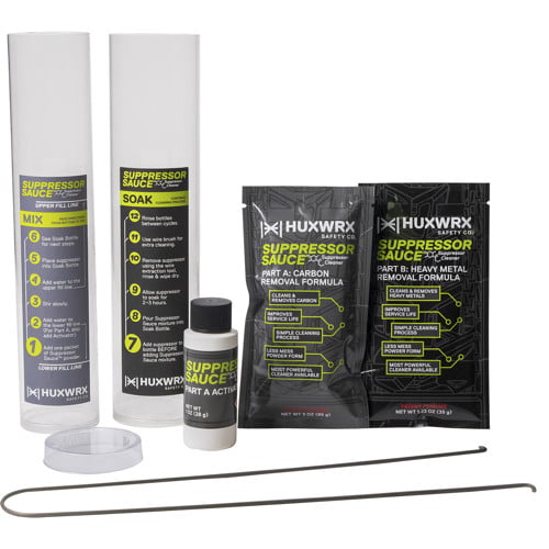 HUXWRX SAFETY CO Suppressor Sauce Cleaning Kit Black for sale at KYGUNCO.