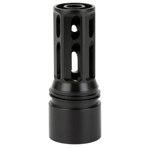 HUXWRX SAFETY CO Flash Hider QD 7.62mm fits M26x1.5 LH Black for sale at KYGUNCO.