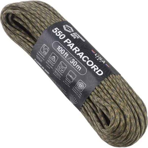 ATWOOD 550 Paracord 100ft Camo/Black for sale at KYGUNCO.