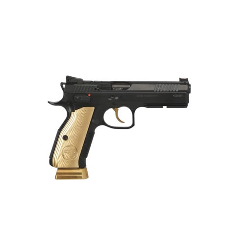 CZ-USA Shadow 2 Gold Digger 9mm Optic Ready 5" 19rd - Gold & Black for sale at KYGUNCO.