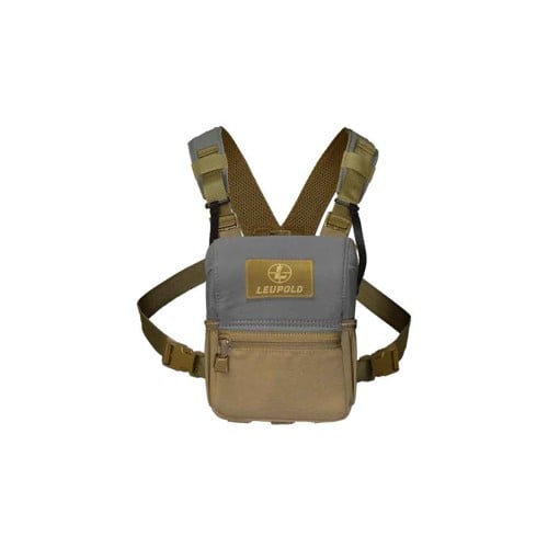 LEUPOLD Enclosed Binocular Harness Non-Magnetic - Tan for sale at KYGUNCO.