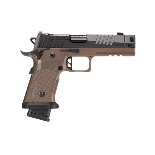 SIG SAUER P211-GTO Combat 9mm 4.4" 21rd & 23rd - Black & Coyote Brown for sale at KYGUNCO.