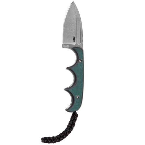 CRKT Minimalist Spear Point Fixed Blade Outdoor Survival Knife - Green for sale at KYGUNCO.