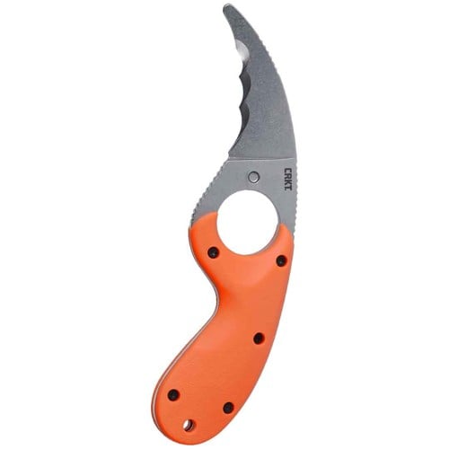 CRKT Bear Claw Fixed Fixed Blade Outdoor Survival Knife - Orange w/ Glass-Reinforced Nylon Handle for sale at KYGUNCO.