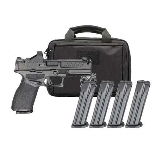 SPRINGFIELD ARMORY QP Firstline Echelon 4.5F Gear Pac Full Size 9mm 17rd/20rd 4.5" - Black for sale at KYGUNCO.