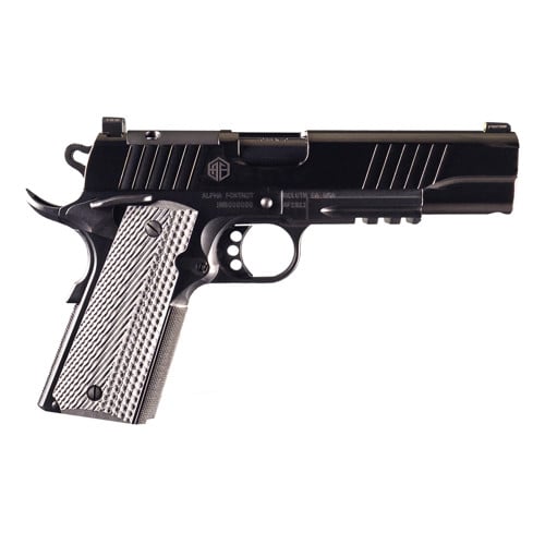 ALPHA FOXTROT AF1911 Enhanced 10mm 5" 8rd - Black w/ Beavertail G10 Grips for sale at KYGUNCO.