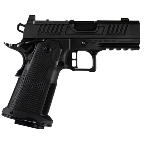 ALPHA FOXTROT AF1911-Romulus 9mm 3.5" 20rd - Black w/ Beavertail Polymer Grip for sale at KYGUNCO.