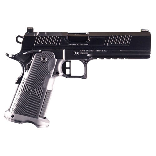 ALPHA FOXTROT AF1911-Romulus 9mm 5" 20rd - Black w/ Picatinny Rail for sale at KYGUNCO.