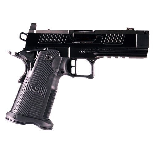 ALPHA FOXTROT AF1911-Romulus 9mm 4.25" 20rd - Black w/ Picatinny Rail Semi-Auto for sale at KYGUNCO.