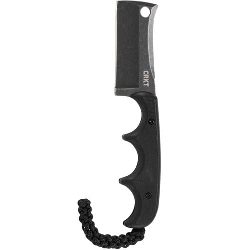 CRKT Minimalist Cleaver Fixed Blade Outdoor Survival Knife - Black for sale at KYGUNCO.