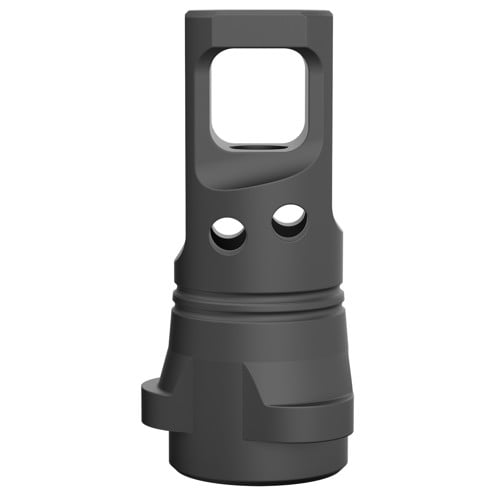 BREEK ARMS Echo Single Port Muzzle Brake Blk 5/8"x24 30Cal for sale at KYGUNCO.