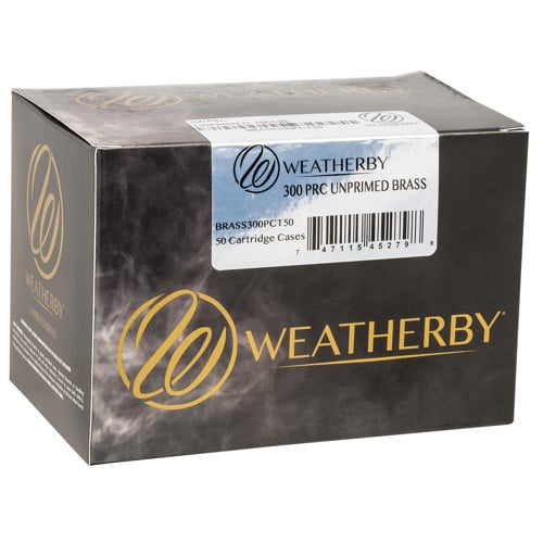 WEATHERBY Unprimed Cases 300 PRC Rifle Brass 50rd for sale at KYGUNCO.