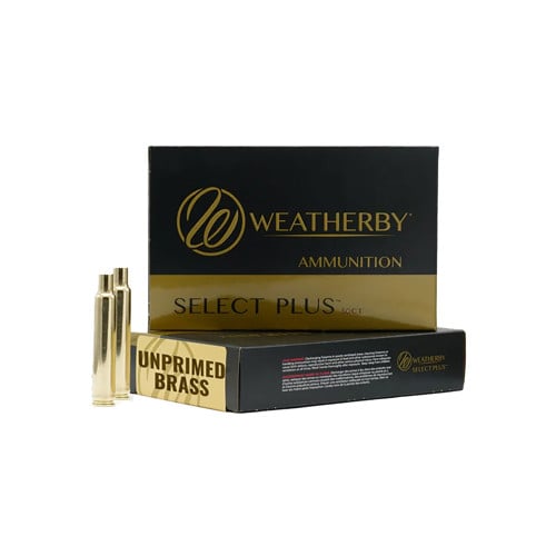 WEATHERBY Select Plus Unprimed 6.5-300 WthMag Rfl Brass 50rd for sale at KYGUNCO.