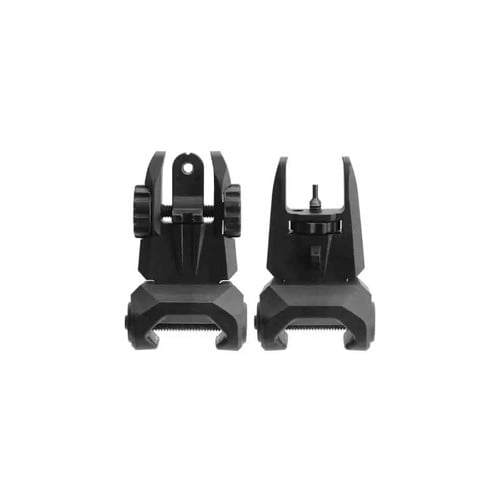 TACFIRE Tactical Polymer Front and Rear Flip Up Sight Set for sale at KYGUNCO.