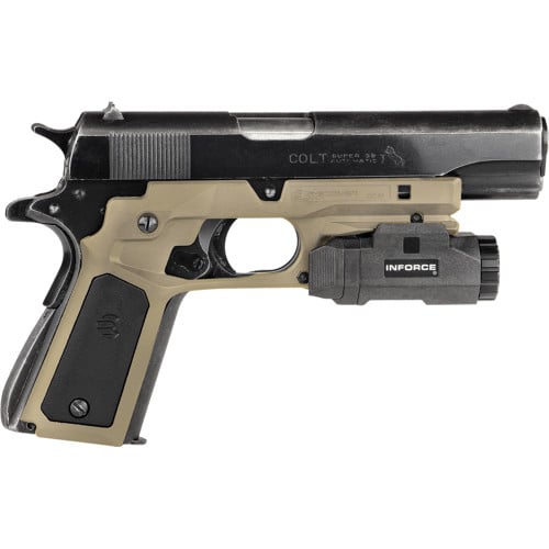 RECOVER TACTICAL Frame Grip Frame Interchangeable Black/Tan Panels for sale at KYGUNCO.