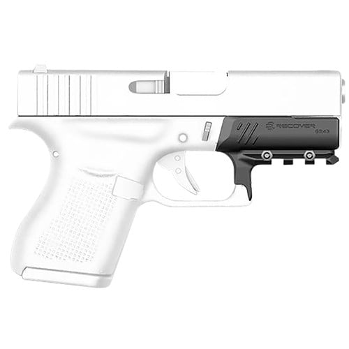 RECOVER TACTICAL Compact Rail Adapter for Glock 43 / 43X / 48 Black for sale at KYGUNCO.