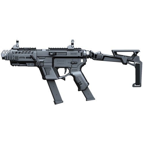 RECOVER TACTICAL PIXBasic PG9 Folding Brace Metal Front Guard Black for sale at KYGUNCO.