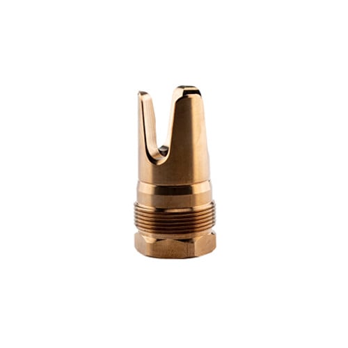 REARDEN FHD Flash Hider 1/2x28 Gold Square Shoulder for sale at KYGUNCO.