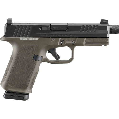 RUGER RXM 9mm 4.5" 15rd w/ Threaded Barrel - Black & OD Green for sale at KYGUNCO.