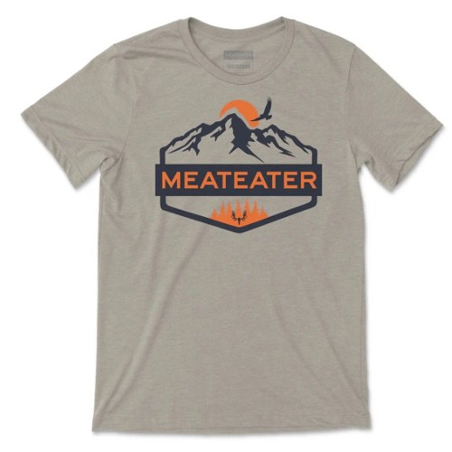 MEATEATER Soar Above T-Shirt - Oatmeal Heather for sale at KYGUNCO.
