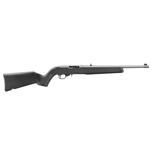RUGER 10/22 22 LR 16.4" 10rd w/ Threaded Barrel - Black & Stainless Steel
