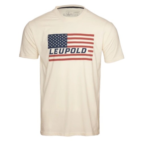 LEUPOLD Flag Tee Natural for sale at KYGUNCO.