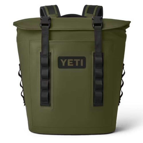 YETI M12 Backpack Soft Cooler - Olive & Black for sale at KYGUNCO.
